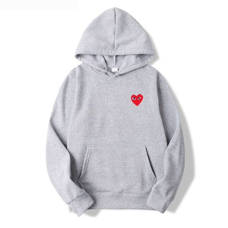 Kapuzenpullover mit Herz-Detail und Fronttasche – Stilvolles Streetwear Essential