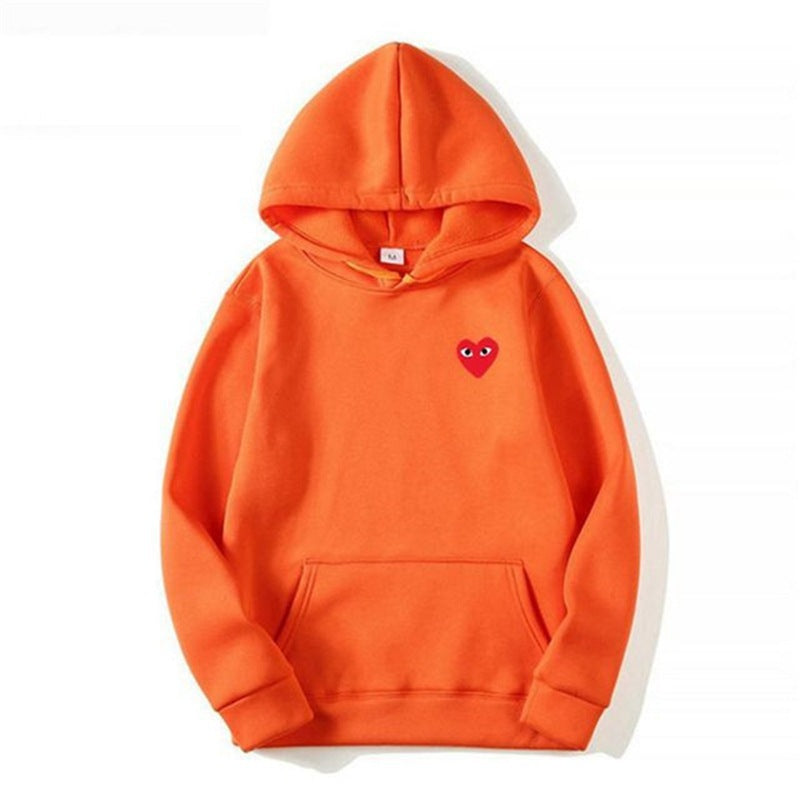 Kapuzenpullover mit Herz-Detail und Fronttasche – Stilvolles Streetwear Essential