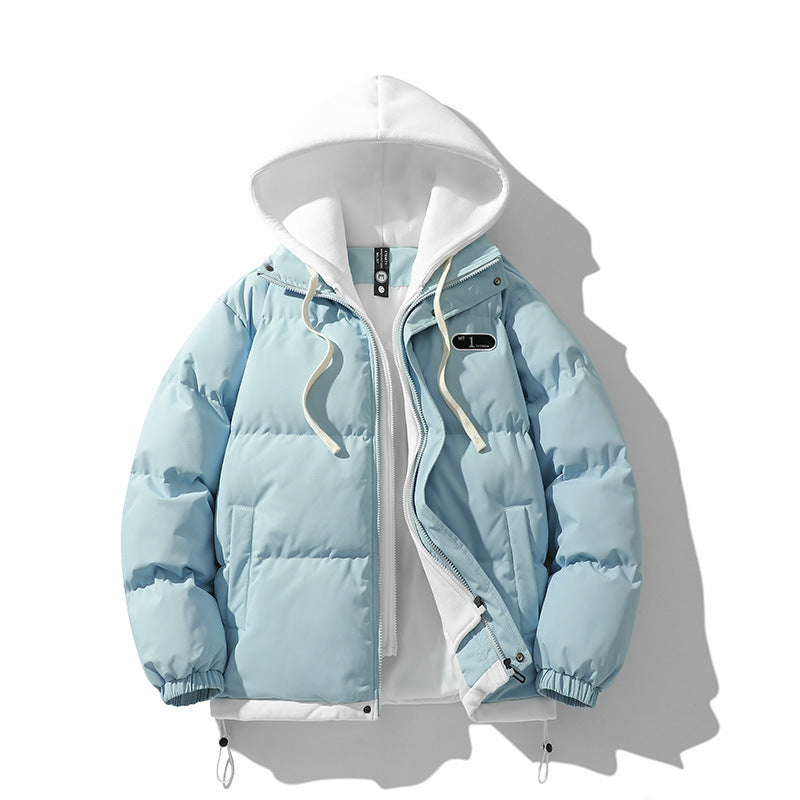 Herren Winterjacke mit Doppelkapuze – Warm & Stilvoll