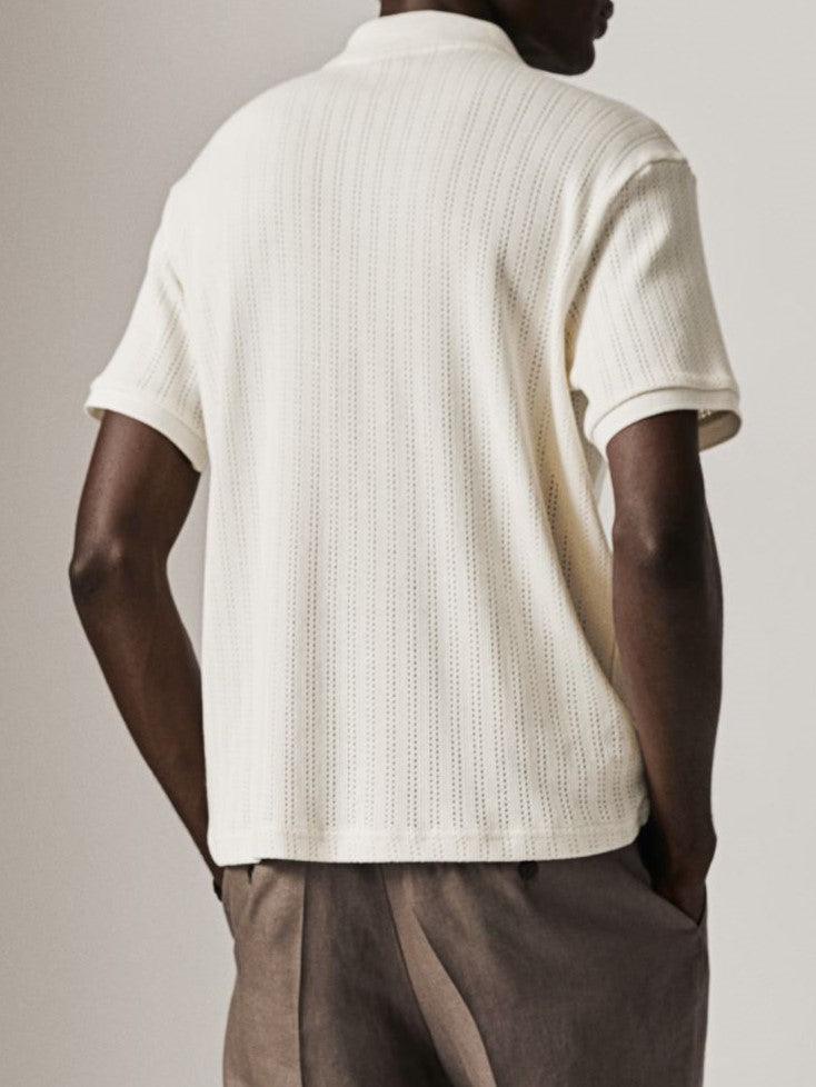 Stilvolles Strick-Poloshirt für einen eleganten Look