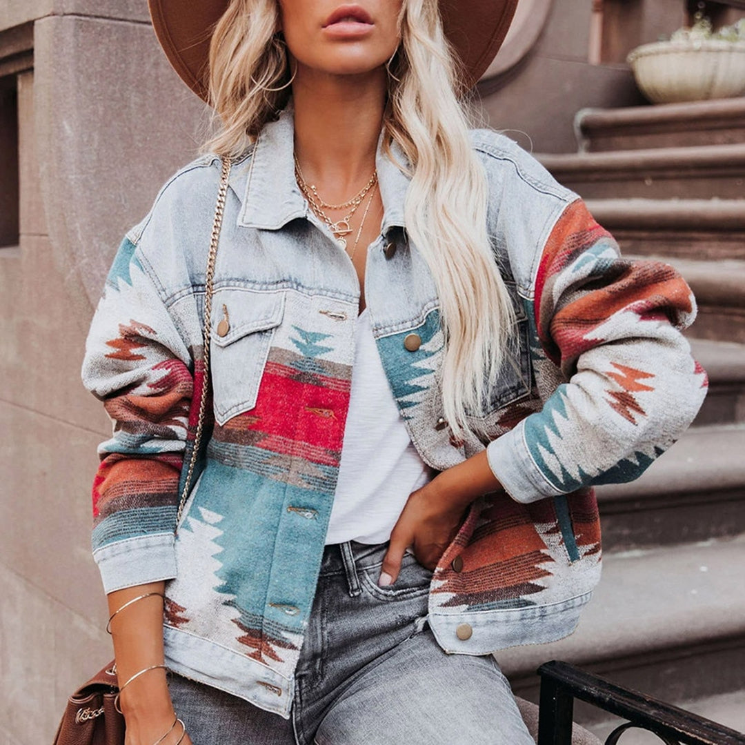 TUULIKKI - Stylische Vintage-Jeansjacke