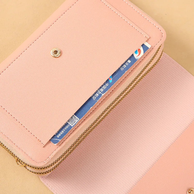Neue Damenbörse Koreanische Multifunktionale Schultertasche