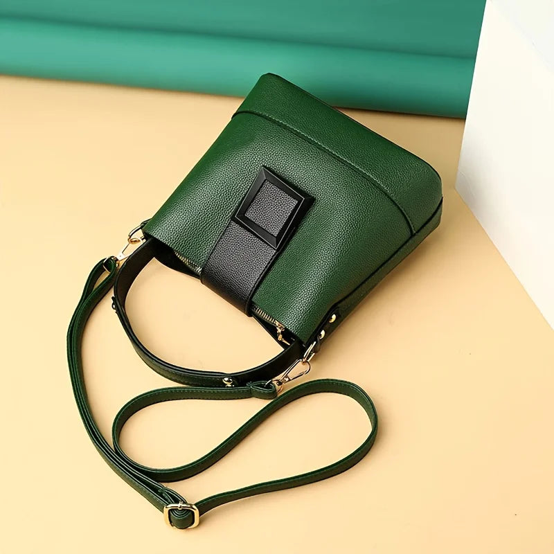 Elegante Bucket Bag mit verstellbarem Schulterriemen - Vielseitig und leicht