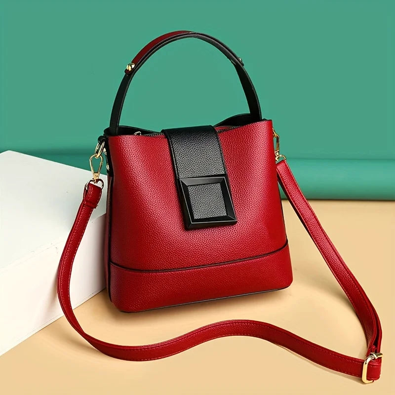 Elegante Bucket Bag mit verstellbarem Schulterriemen - Vielseitig und leicht