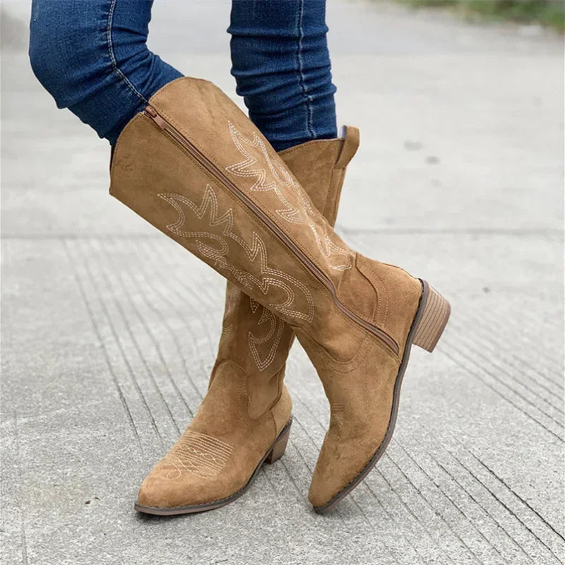 WildWest Chic | Stylische Cowboy-Stiefel für Damen
