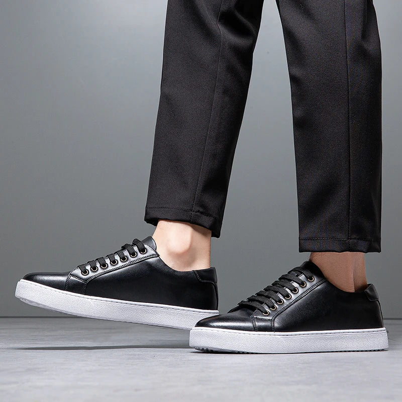 David™ - Herren Turnschuhe aus Leder