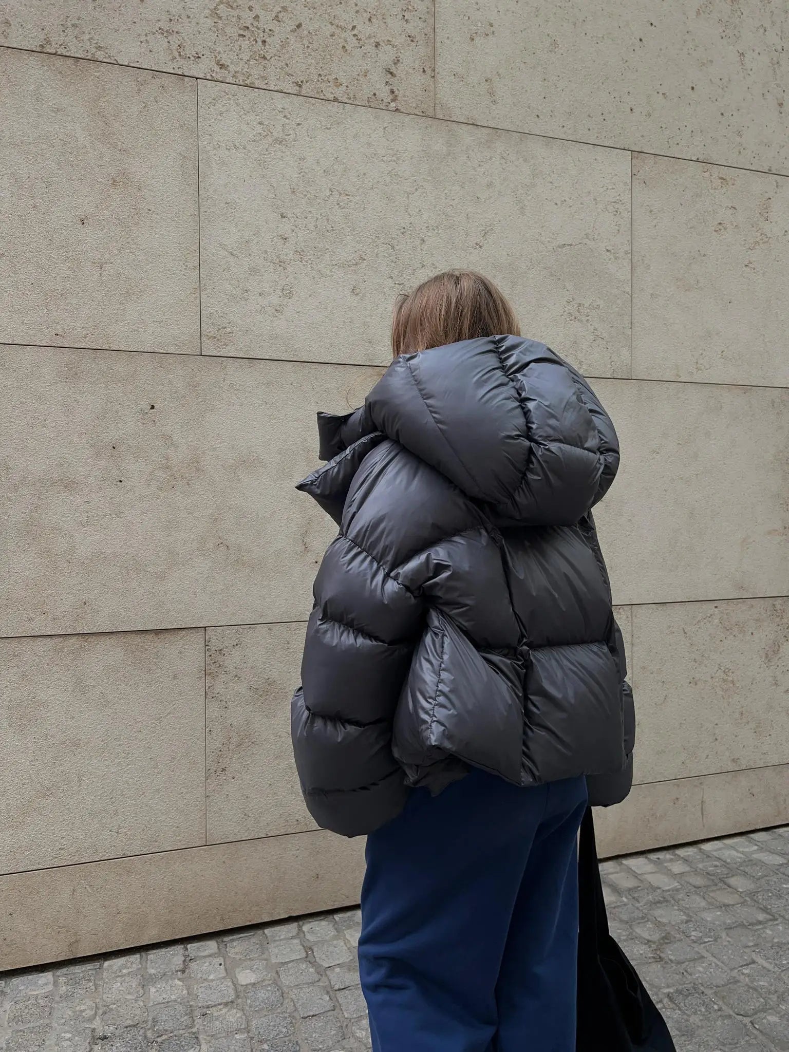 Estelle | Modische Steppjacke in Anthrazit