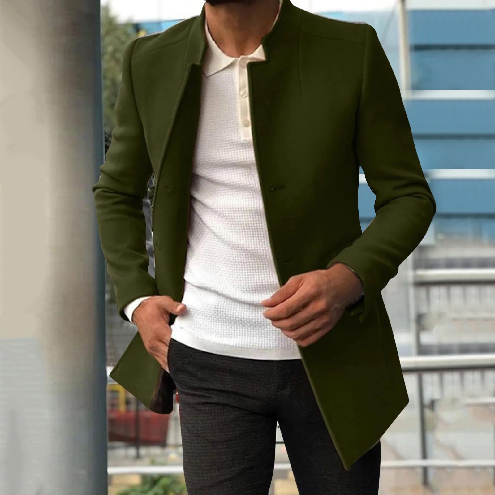 Larson |  Herren Slim-Fit Mantel
