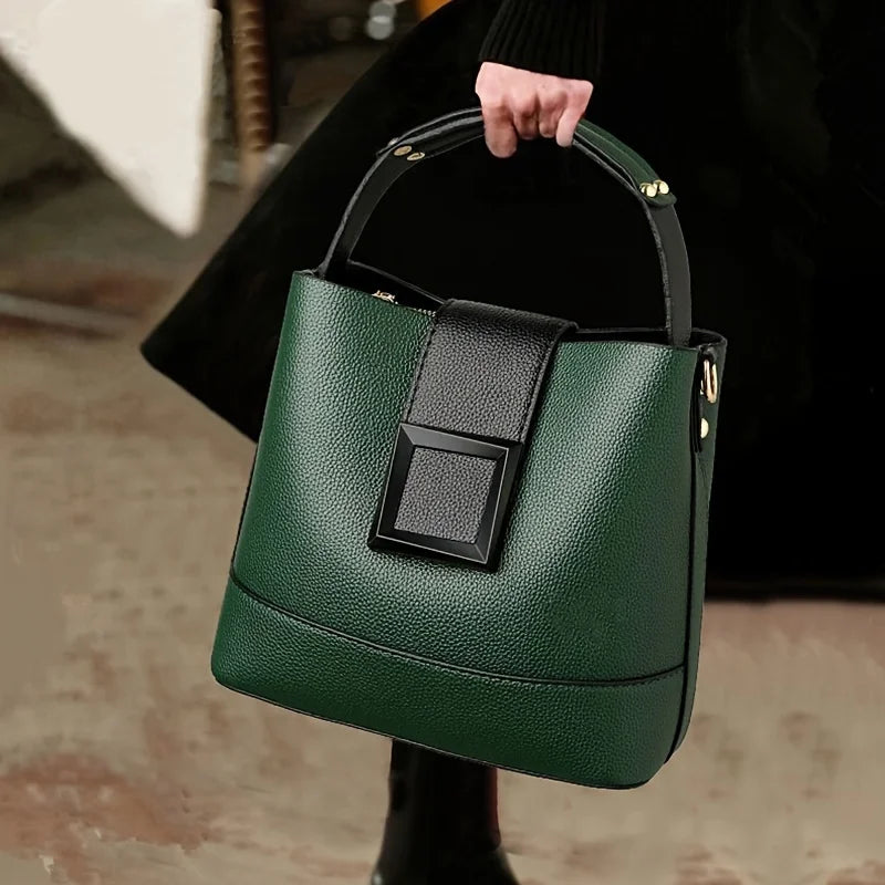 Elegante Bucket Bag mit verstellbarem Schulterriemen - Vielseitig und leicht