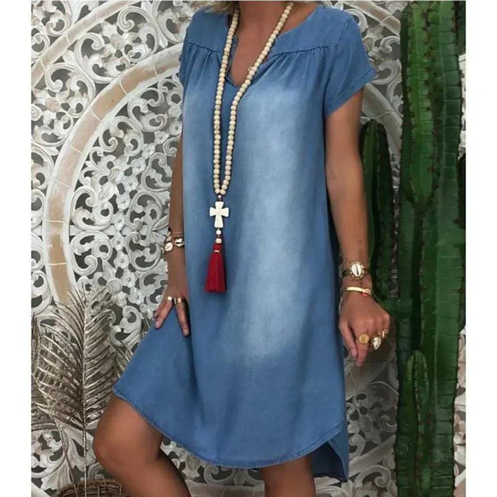 Vee™ - Lässiges Denim-Kleid