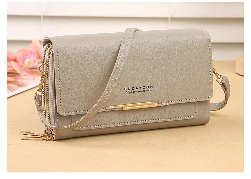 Neue Damenbörse Koreanische Multifunktionale Schultertasche