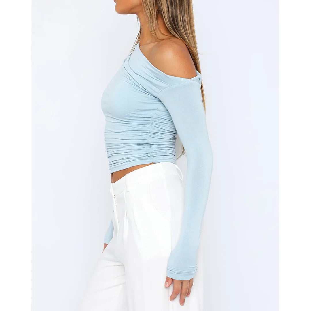 Käthe | Schickes Twisted Long Sleeve Top für Frauen