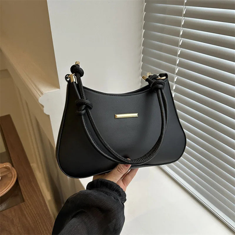 Unterarm Schultertaschen für Frauen. Neue Textur PU-Leder Umhängetasche