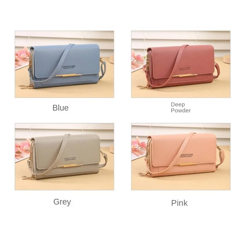 Neue Damenbörse Koreanische Multifunktionale Schultertasche