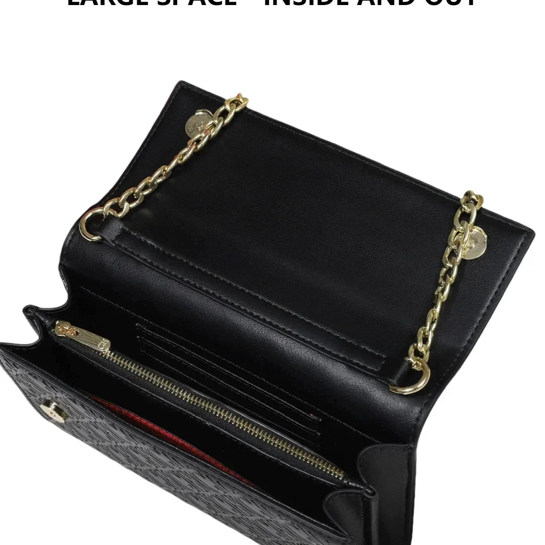 Exquisite Handwerkskunst Damen Umhängetasche. Luxuriöses Design Kettenhandtasche
