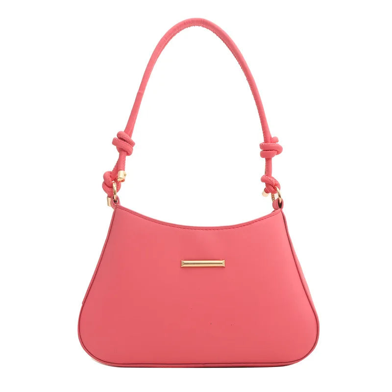 Unterarm Schultertaschen für Frauen. Neue Textur PU-Leder Umhängetasche