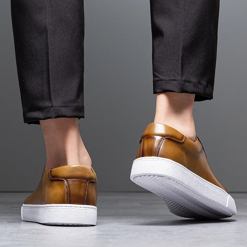 David™ - Herren Turnschuhe aus Leder