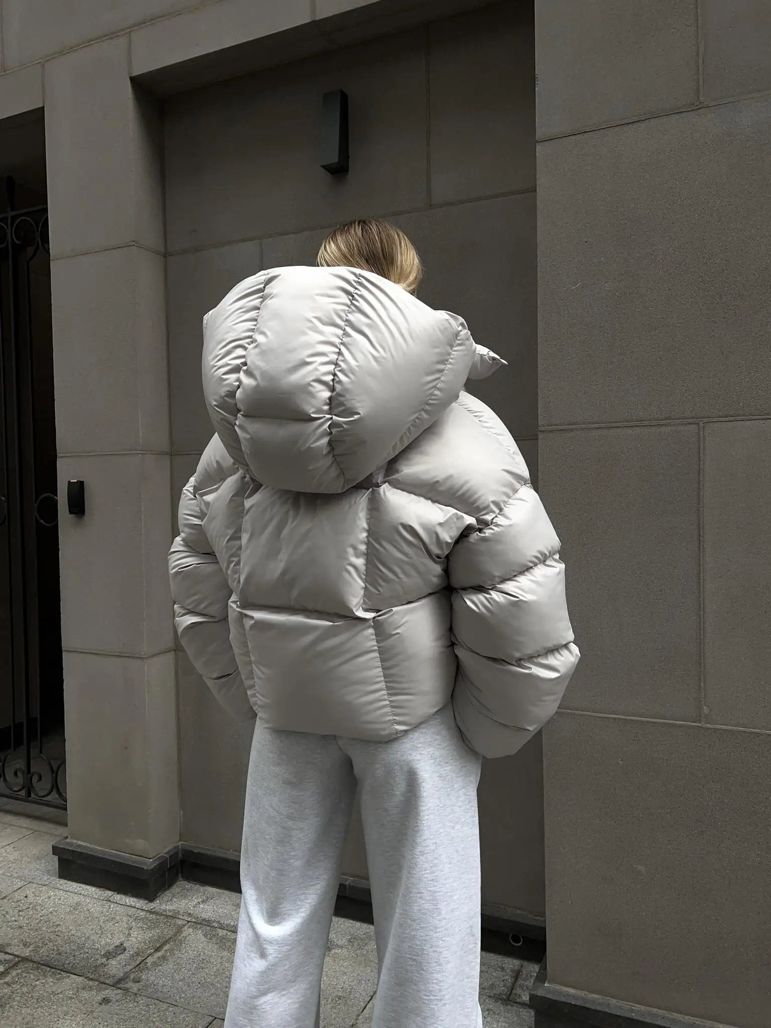 Estelle | Modische Steppjacke in Anthrazit