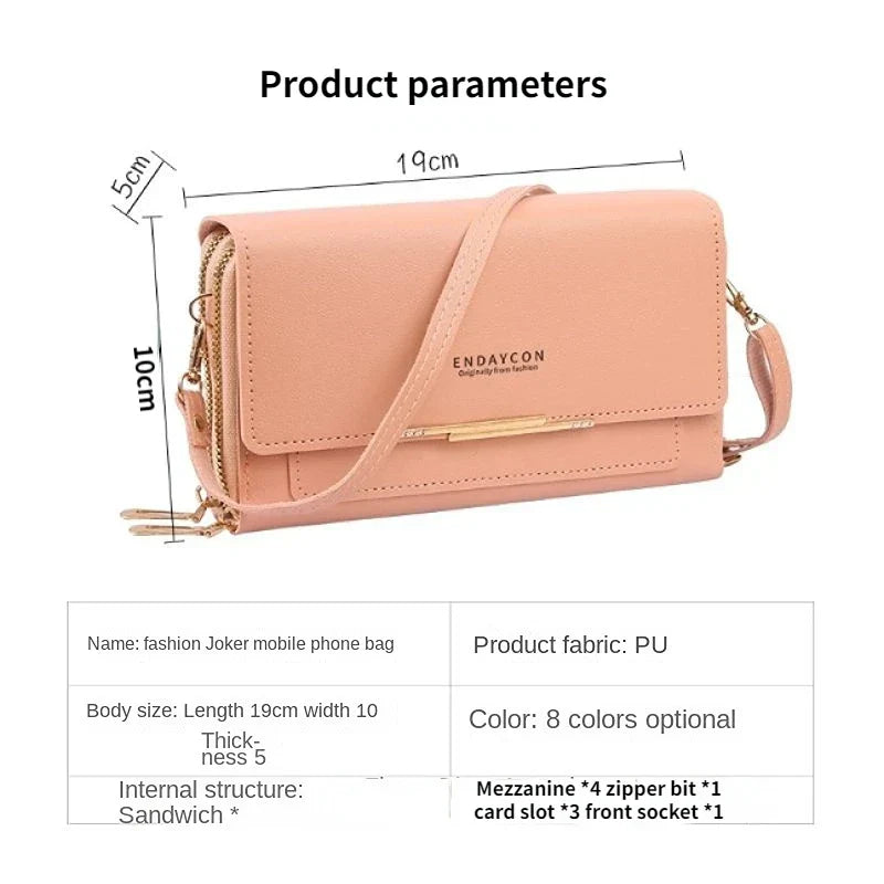Neue Damenbörse Koreanische Multifunktionale Schultertasche