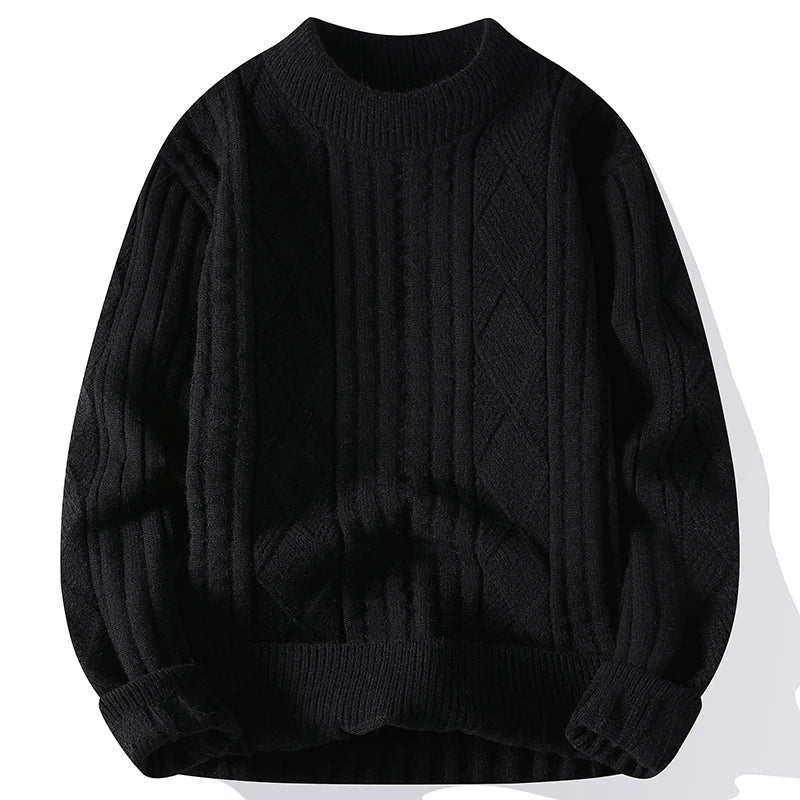 Dorian | Luxuriöser Herrenpullover mit Diamantmuster
