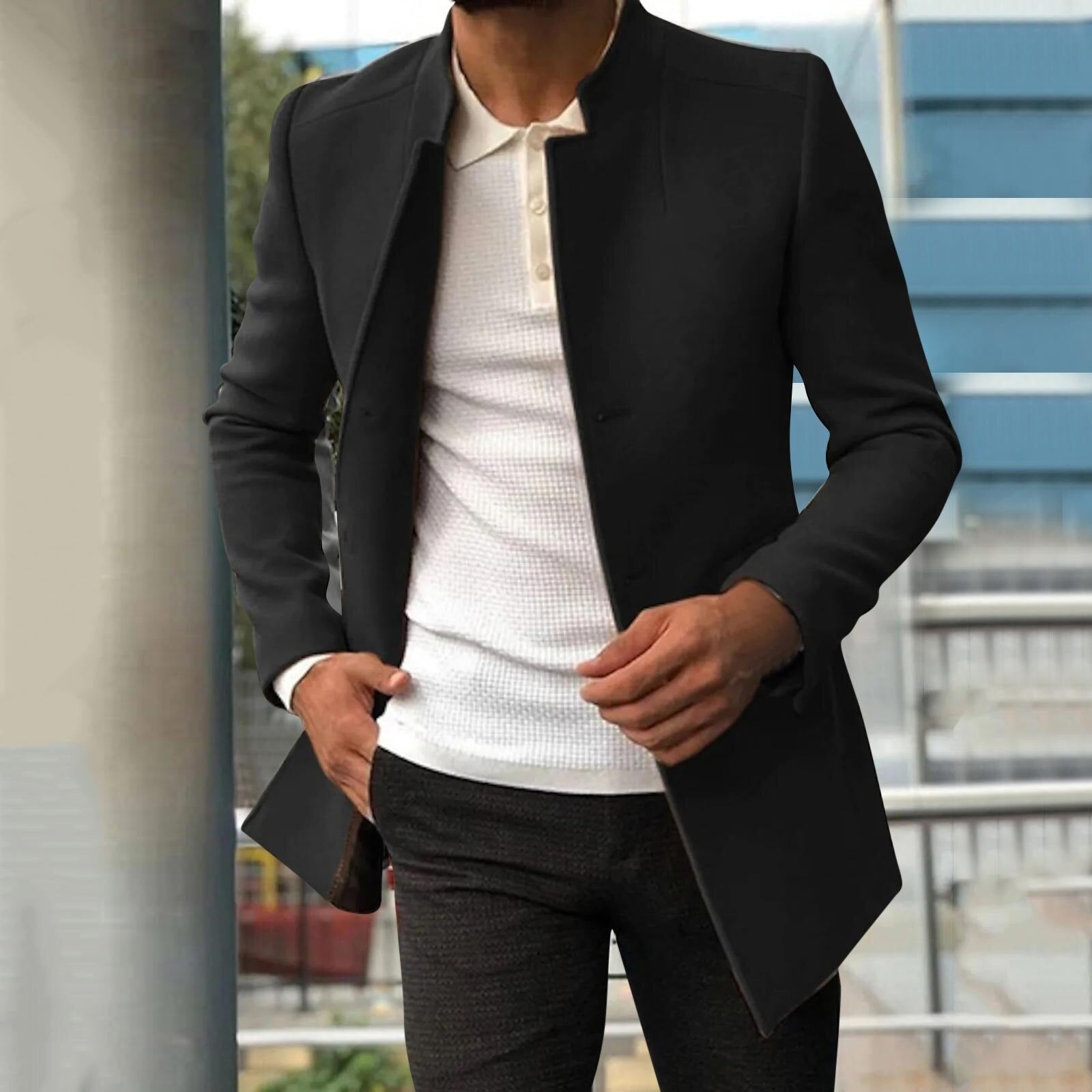 Larson |  Herren Slim-Fit Mantel