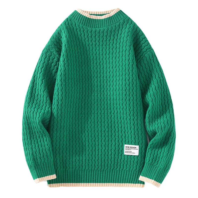 Vincent | Strukturierter Strickpullover für Herren