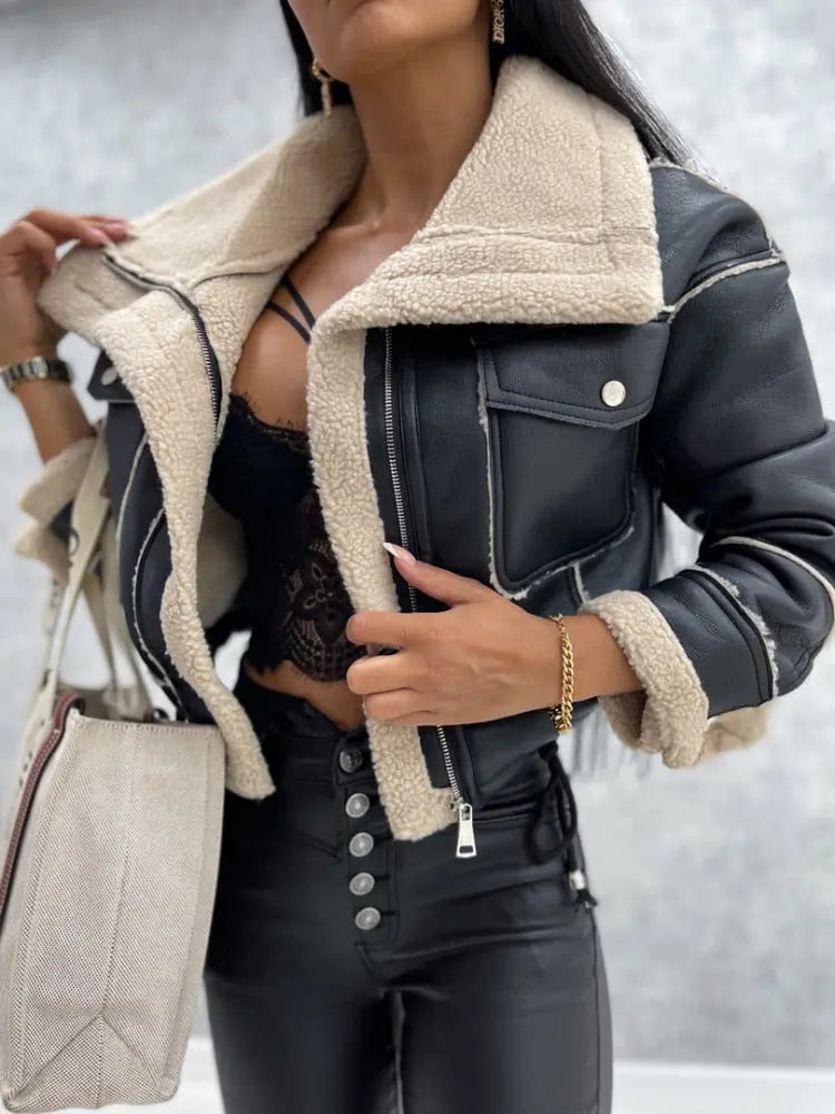 Dina | Kunstlederjacke