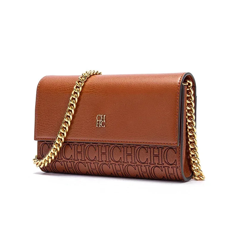 Exquisite Handwerkskunst Damen Umhängetasche. Luxuriöses Design Kettenhandtasche