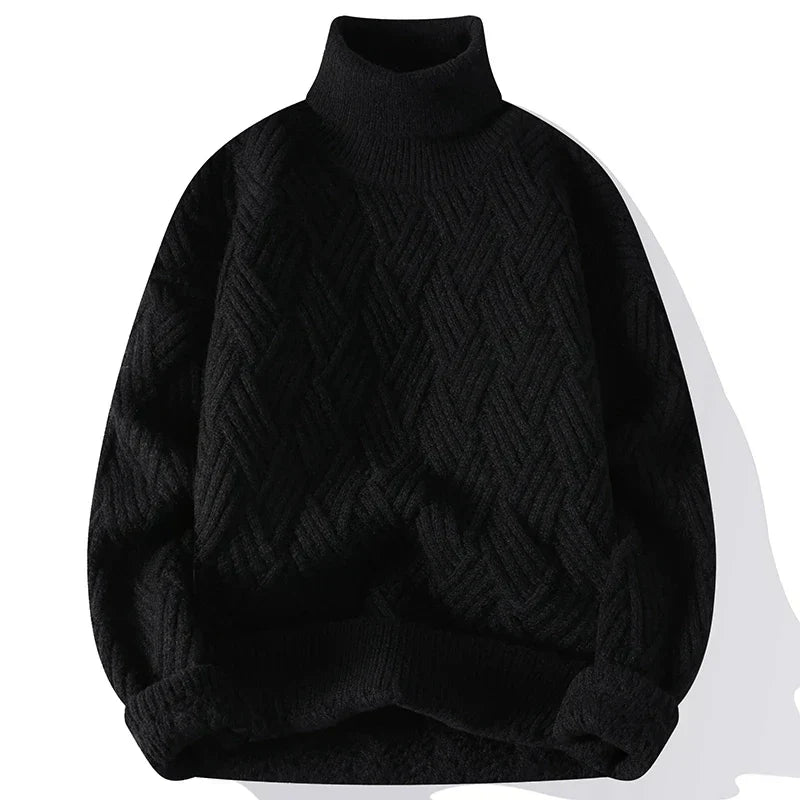 Leonhard | Eleganter Herrenpullover mit Strukturdessin