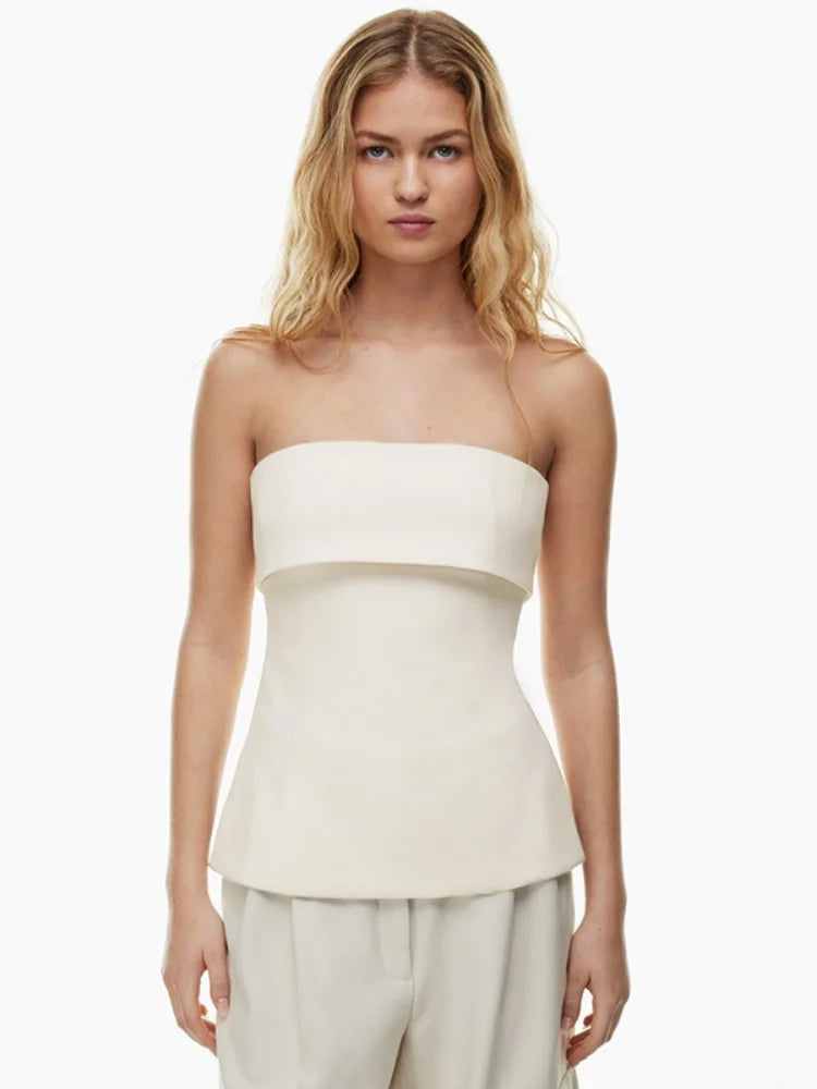 Sophie | Trägerloses Bandeau-Top