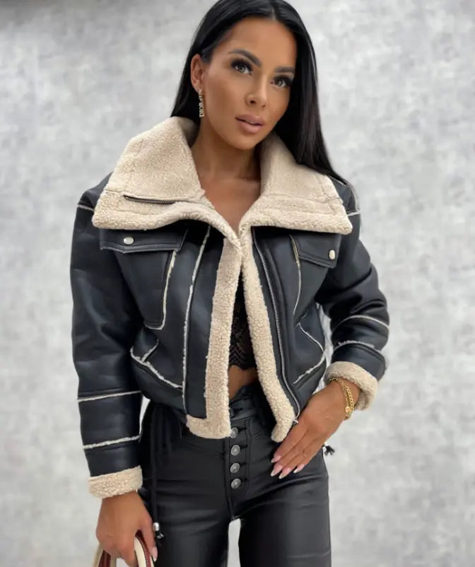Dina | Kunstlederjacke