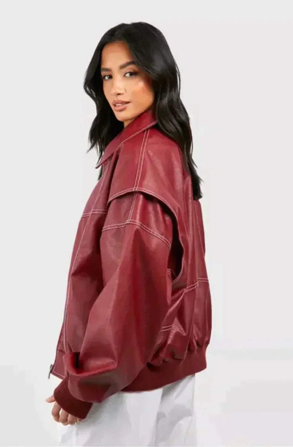 Pauline™ - Übergrößen-Lederjacke