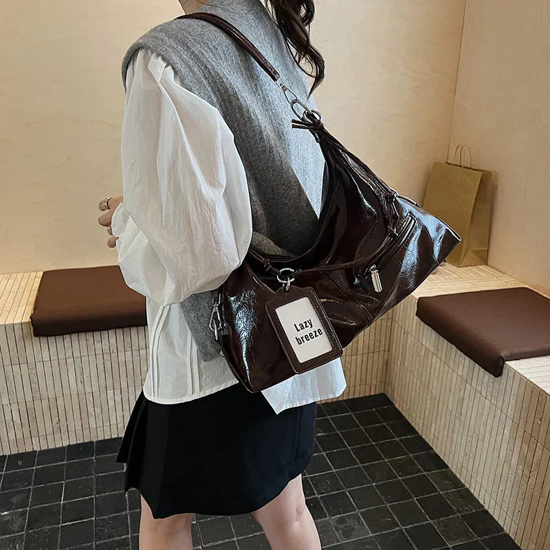Leder Crossbody Schultertasche für Frauen 2025 Luxus Designer