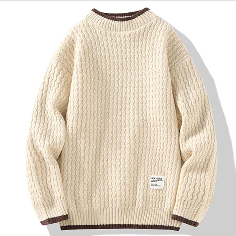 Vincent | Strukturierter Strickpullover für Herren