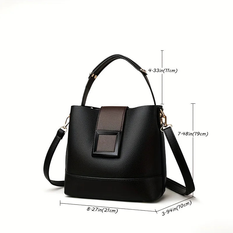 Elegante Bucket Bag mit verstellbarem Schulterriemen - Vielseitig und leicht