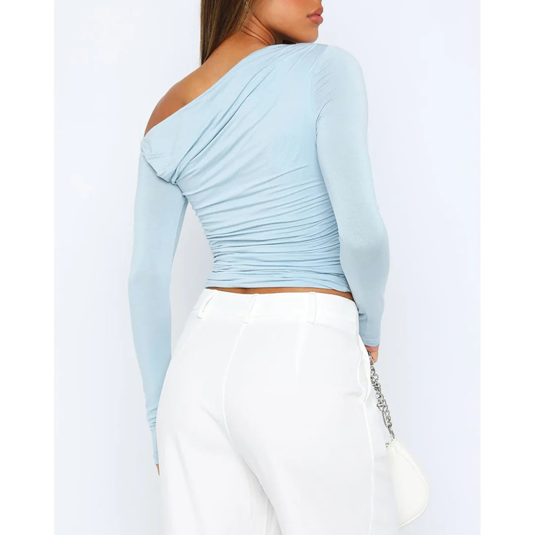 Käthe | Schickes Twisted Long Sleeve Top für Frauen
