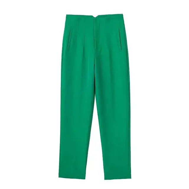 Isabell | High-Waisted Plissee-Hosen
