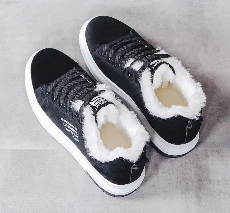 Jovie | Klobiger Sohle Fleecegefütterte Sneakers