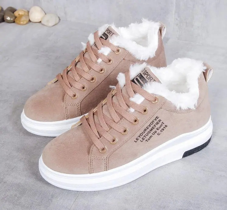 Jovie | Klobiger Sohle Fleecegefütterte Sneakers