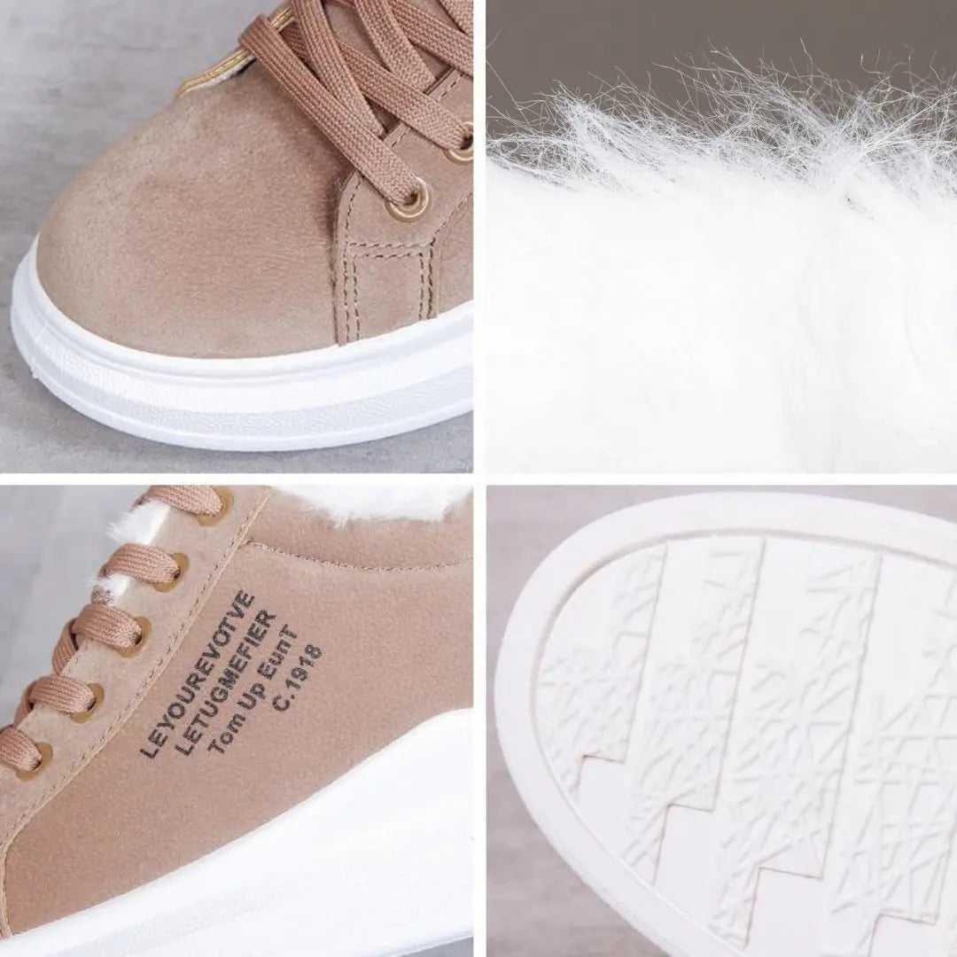 Jovie | Klobiger Sohle Fleecegefütterte Sneakers