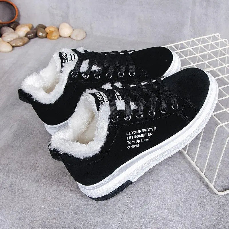 Jovie | Klobiger Sohle Fleecegefütterte Sneakers