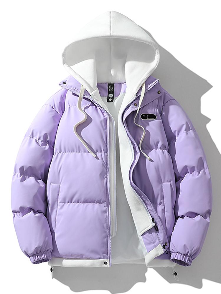 Herren Winterjacke mit Doppelkapuze – Warm & Stilvoll