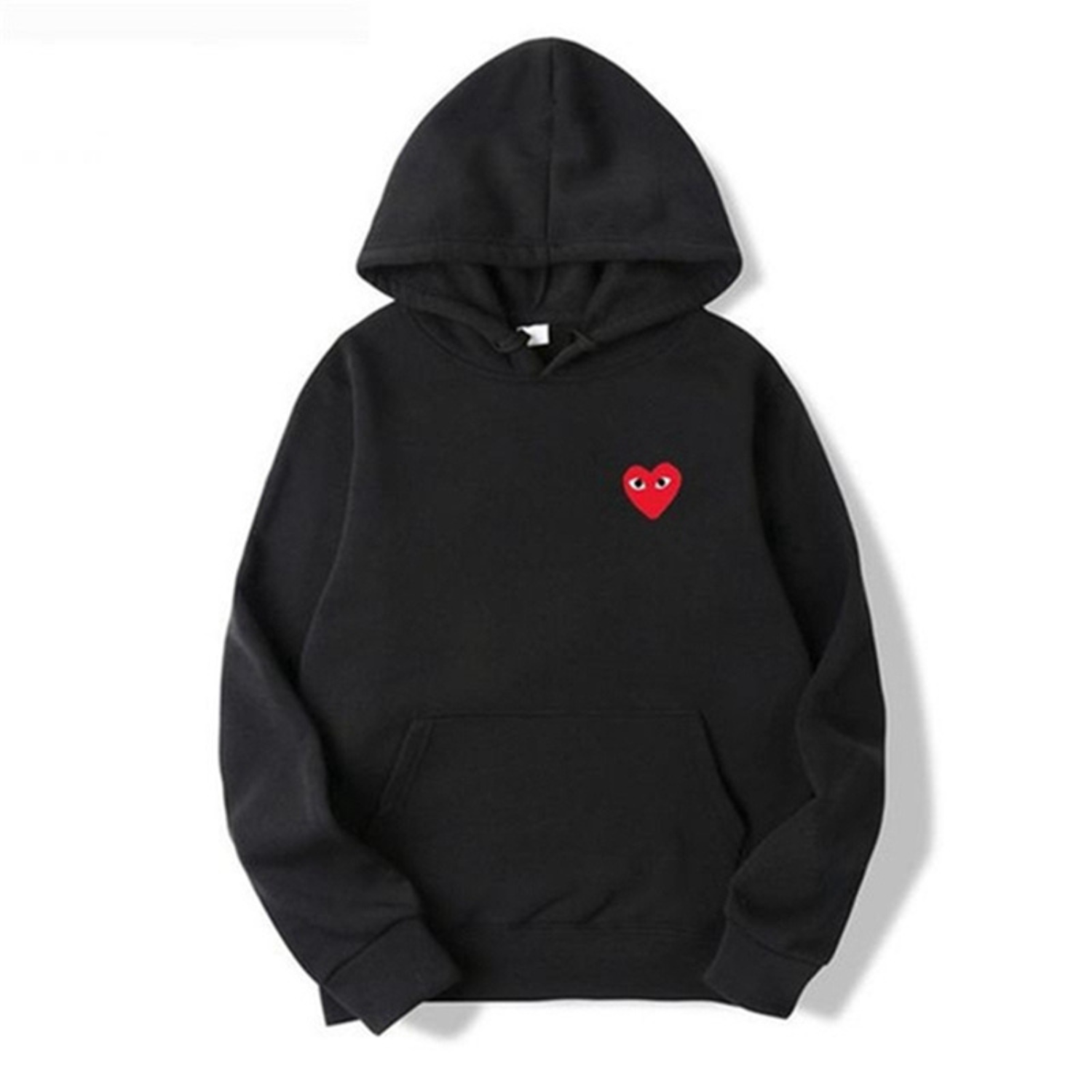 Kapuzenpullover mit Herz-Detail und Fronttasche – Stilvolles Streetwear Essential