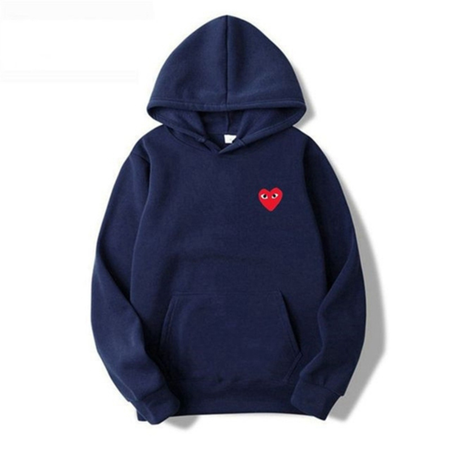 Kapuzenpullover mit Herz-Detail und Fronttasche – Stilvolles Streetwear Essential