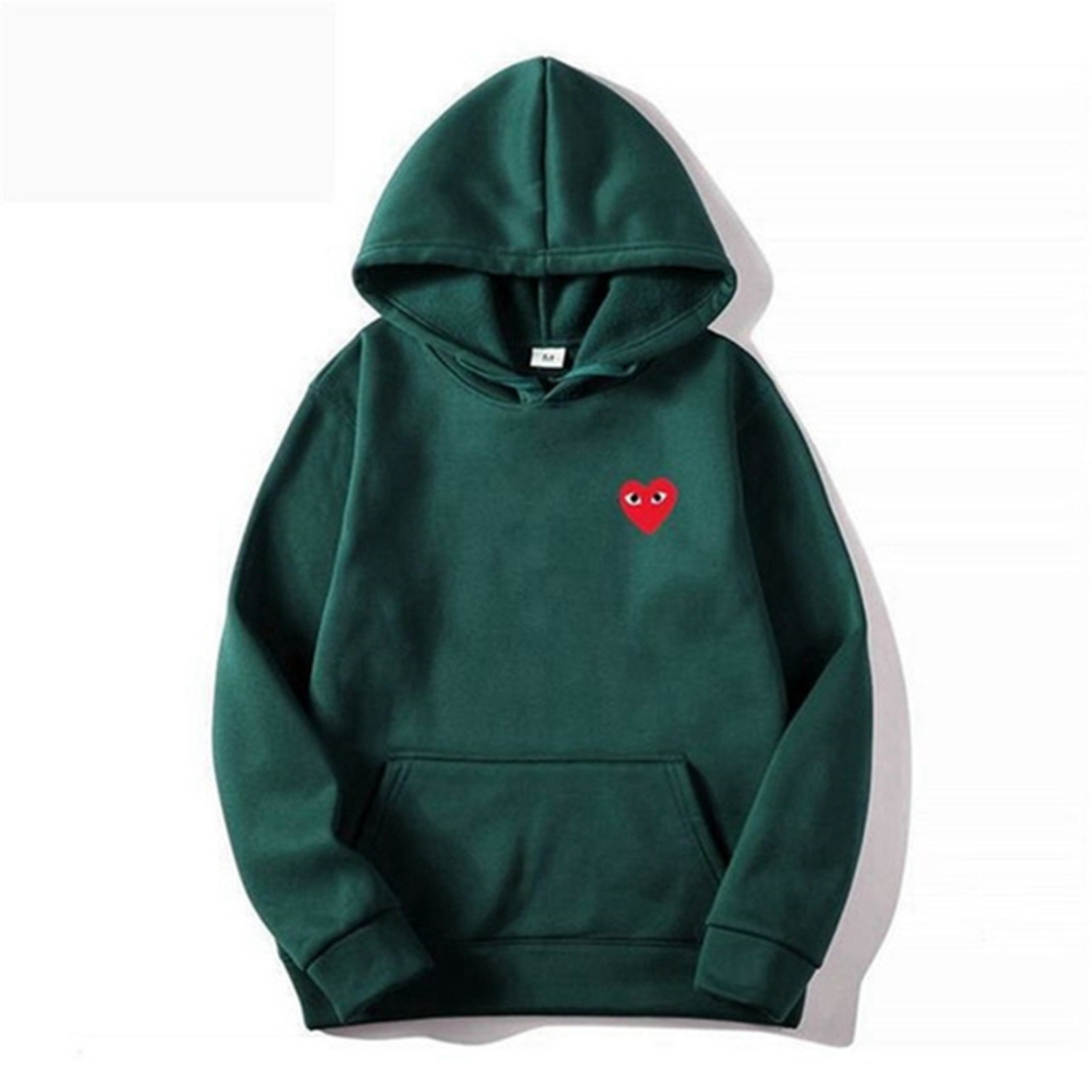 Kapuzenpullover mit Herz-Detail und Fronttasche – Stilvolles Streetwear Essential