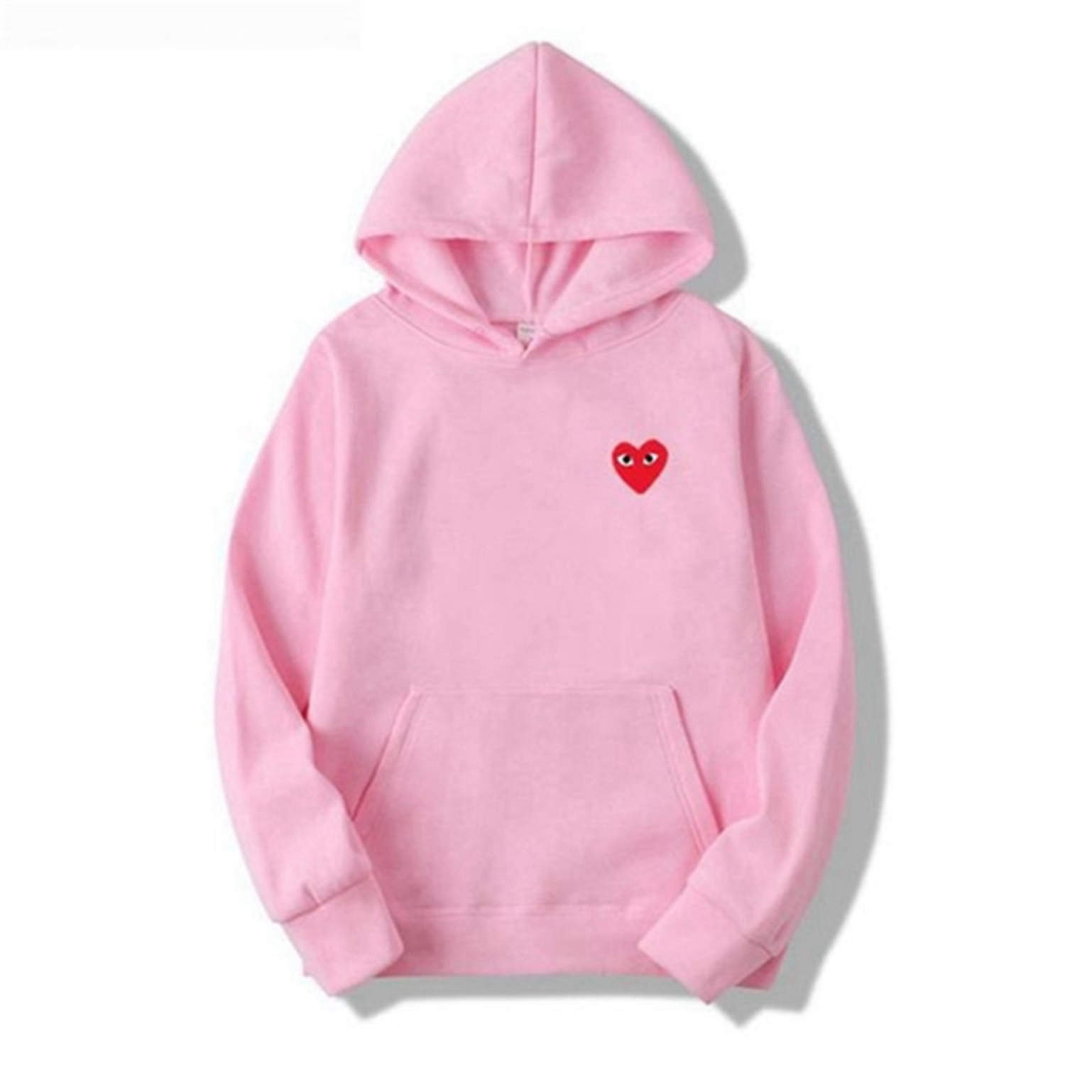 Kapuzenpullover mit Herz-Detail und Fronttasche – Stilvolles Streetwear Essential