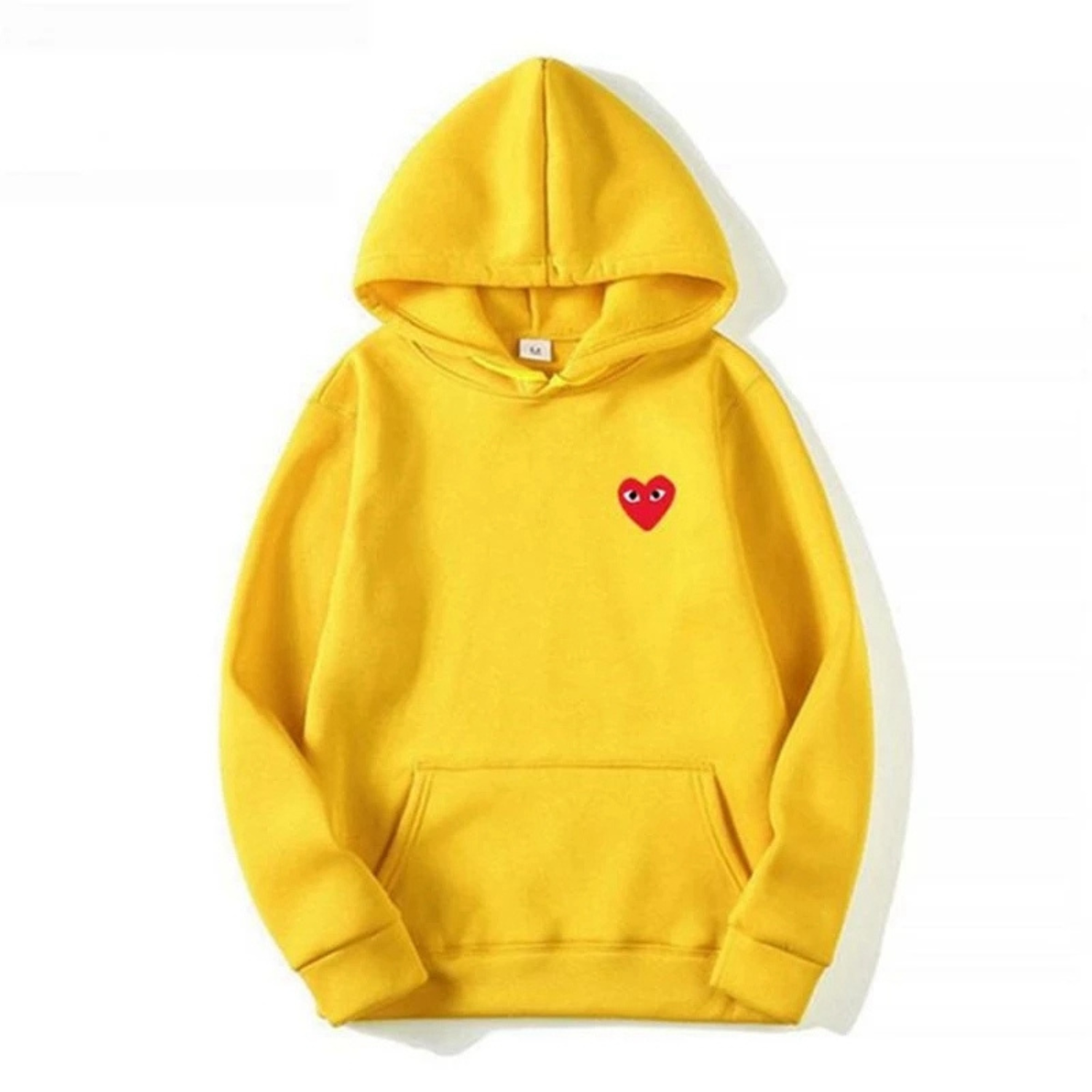 Kapuzenpullover mit Herz-Detail und Fronttasche – Stilvolles Streetwear Essential