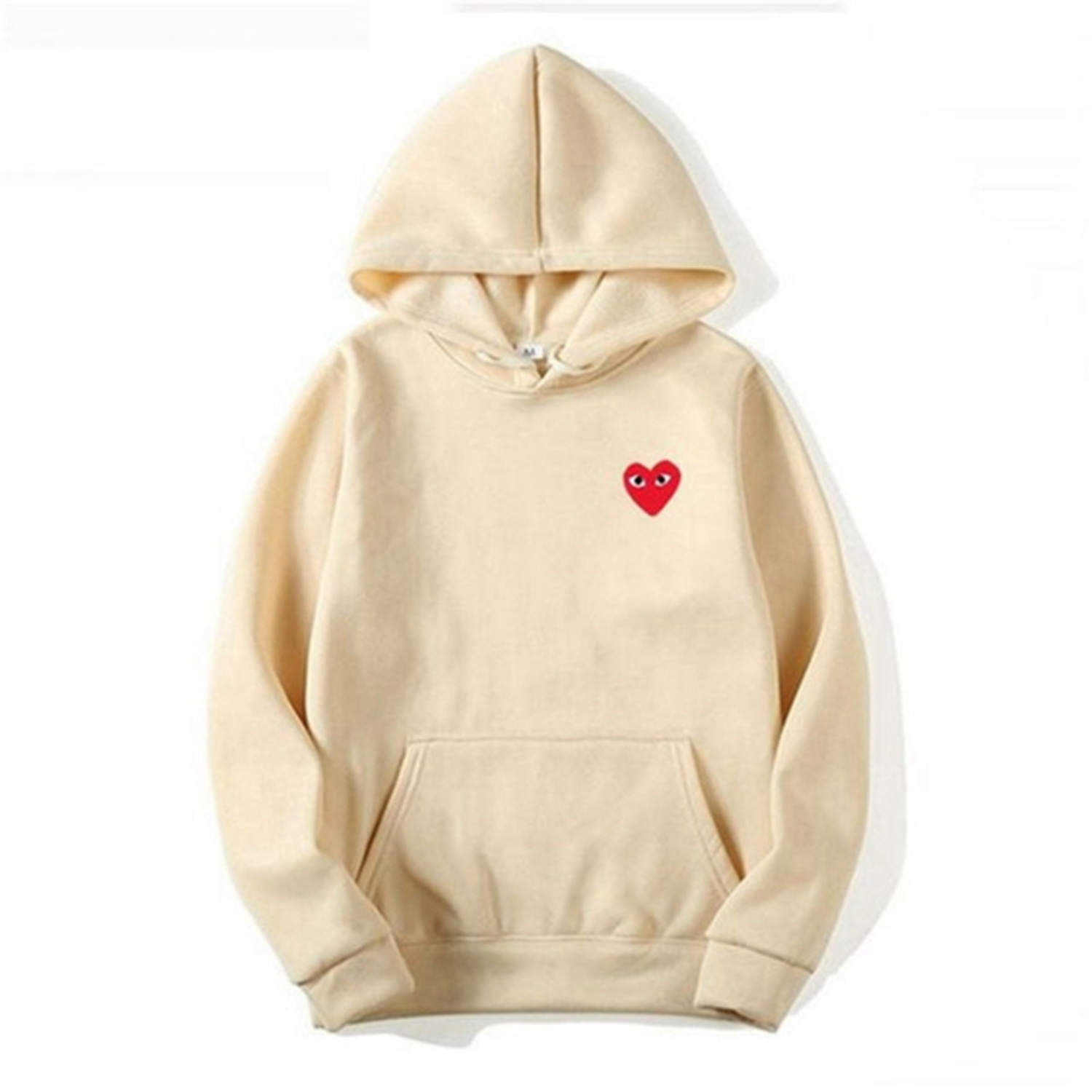 Kapuzenpullover mit Herz-Detail und Fronttasche – Stilvolles Streetwear Essential