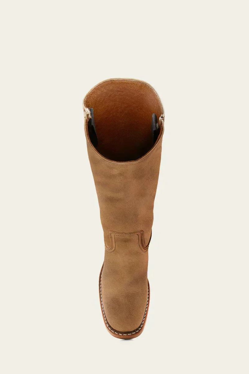 Klassischer Damen-Lederstiefel mit Blockabsatz | Handgefertigt