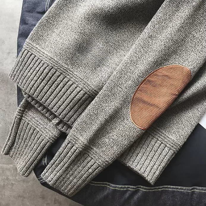 Bruno | Gestryckter Winterpullover